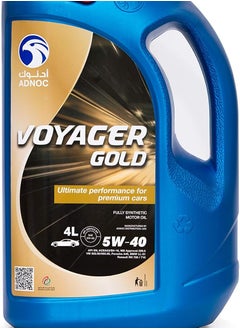 ADNOC Voyager Gold 5W/40 SN Engine Oil, 4 Liters  - Image 3