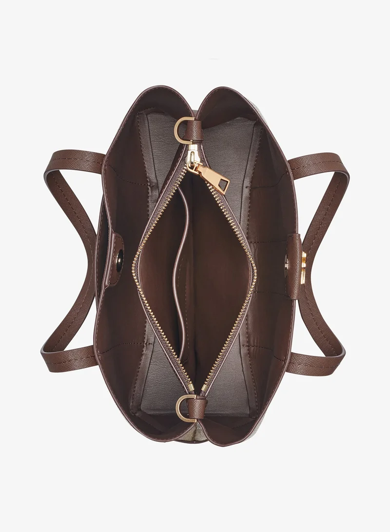 DKNY  Nuri Logo Zip Through Tote Bag for Women | Best Price UAE