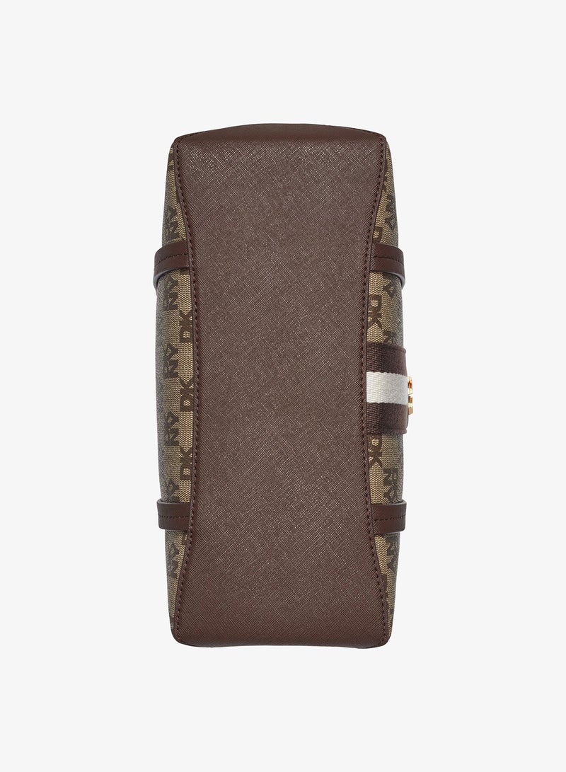 دكني حقيبة كروس بودي بسحاب وشعار نوري - Image 4