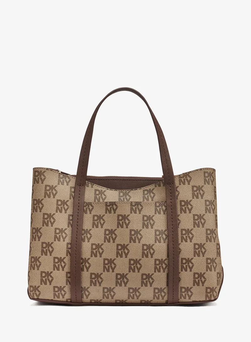 DKNY Nuri Logo Zip Through Crossbody