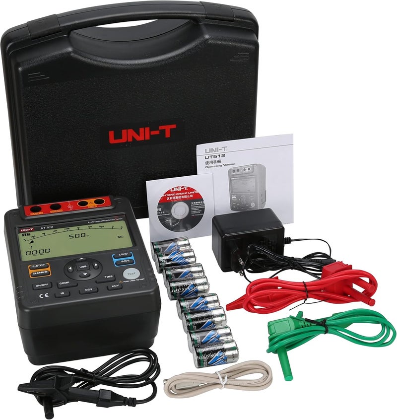 UNI-T UT512 Digital Insulation Resistance Tester (500V to 2500V) - Image 5