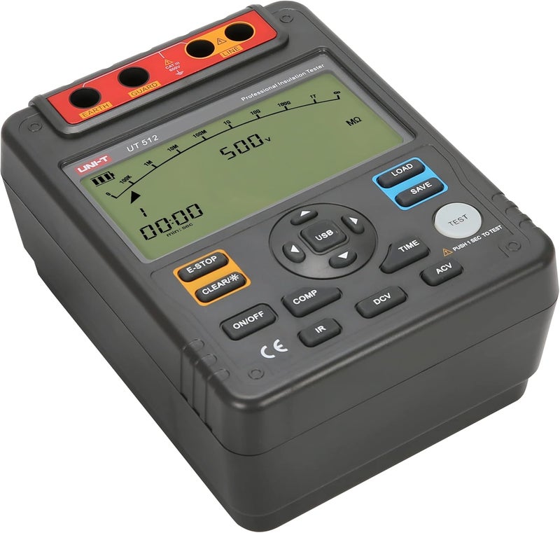 UNI-T UT512 Digital Insulation Resistance Tester (500V to 2500V) - Image 3