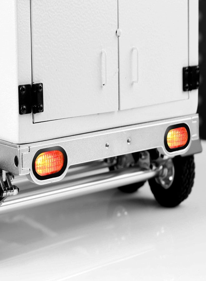 DashRC RC Trailer for Hauling Behind Car, RC Heavy Metal Van Crawler Scale Trailer Kit with Hitch and Taillight for 1/18 TRX4M Ascent 18 FCX18 and 1/24 SCX24 FCX24 RC Crawler Upgrades - Image 5