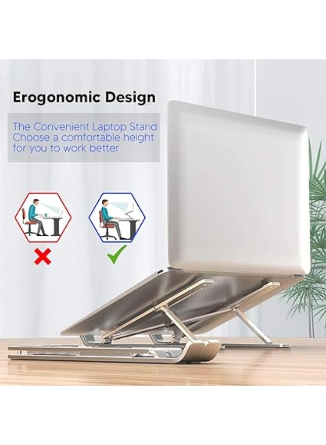 Metal Laptop Stand – Durable & Adjustable Design for Comfortable Use - Image 2