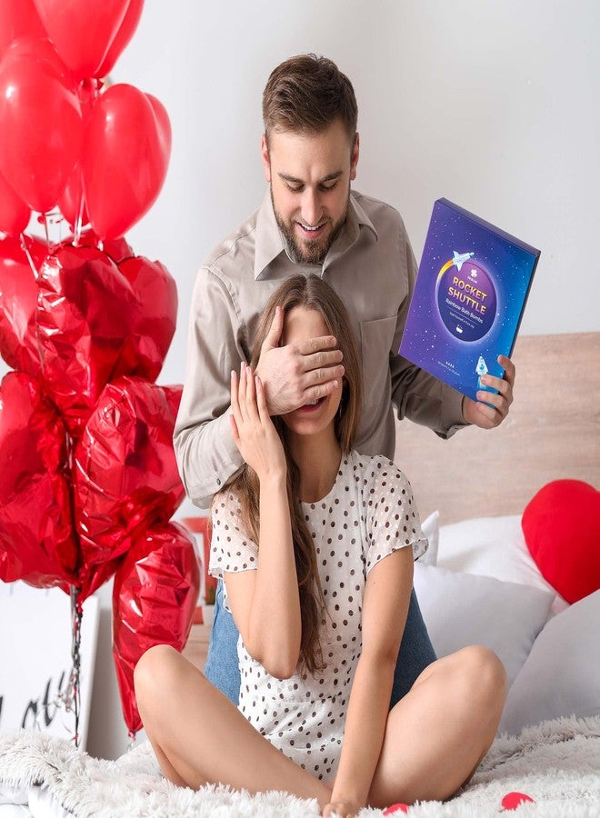 ORIGLAM Space Rocket Bath Bombs for Kids Boys, 4 XL Natural & Organic Kid Bath Bombs with Surprise Color Inside, Rainbow Bath Bomb for Kids Bubble Bath, Halloween Christmas Birthday Gifts for Men - Image 5