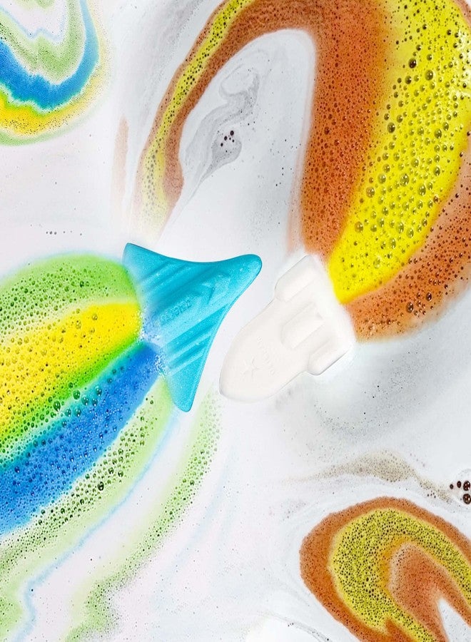 ORIGLAM Space Rocket Bath Bombs for Kids Boys, 4 XL Natural & Organic Kid Bath Bombs with Surprise Color Inside, Rainbow Bath Bomb for Kids Bubble Bath, Halloween Christmas Birthday Gifts for Men - Image 2