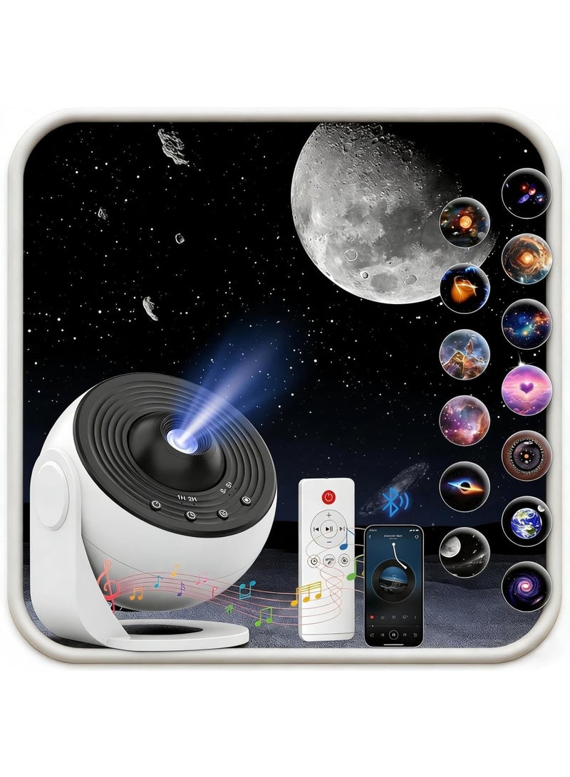 ZANAYA 13-in-1 Galaxy Star Projector Night Light - 360° Rotating Planetarium Projector with Magnetic Head, Nebula & Starry Sky Lamp for Bedroom, Kids Room & Home Decor - Image 1