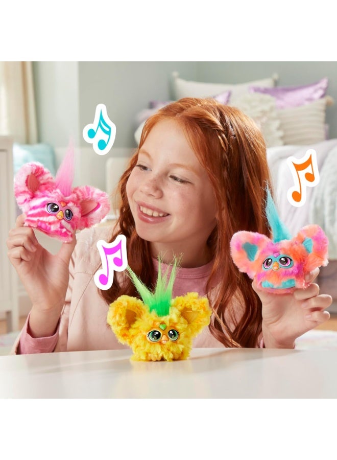 فربي لعبة فوربليتس هو-لاه أناناس صغيرة، ٤٥+ صوتًا وموسيقى، تتحدث فقط، ألعاب إلكترونية محشوة للأطفال من سن ٦ سنوات فما فوق، أصفر وأخضر - Image 3