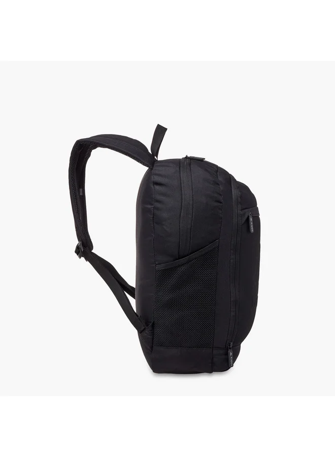 Kappa Unisex Logo Embossed School Backpack with Adjustable Straps and Zip Closure - 13x32x47 cm