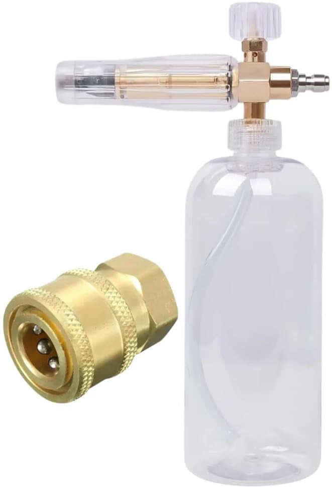 JPT Heavy-Duty Snow Foam Cannon | 70Bar Power | 3000PSI Pressure | Adjustable Nozzle | 1.1mm Orifice | 1-Litre Capacity | 1/4" Quick Connector Included - Image 1