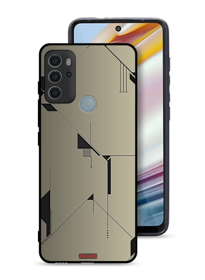 Tolwak Motorola Moto G60S Protective Case Cover Minimalism Abstract Digital Art - Image 1