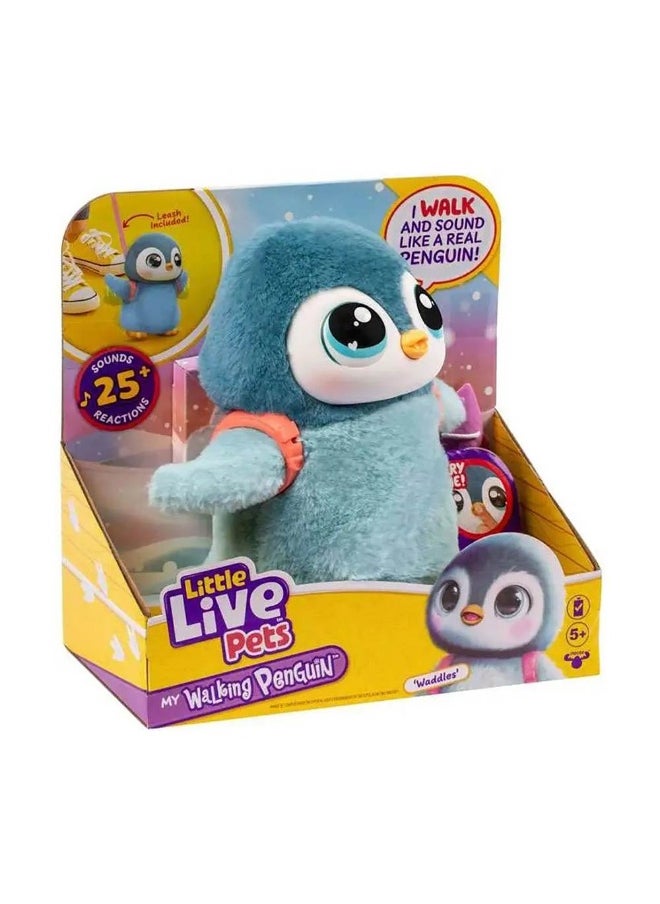 LITTLE LIVE PETS - My Walking Penguin Waddles Interactive Toy - Image 1
