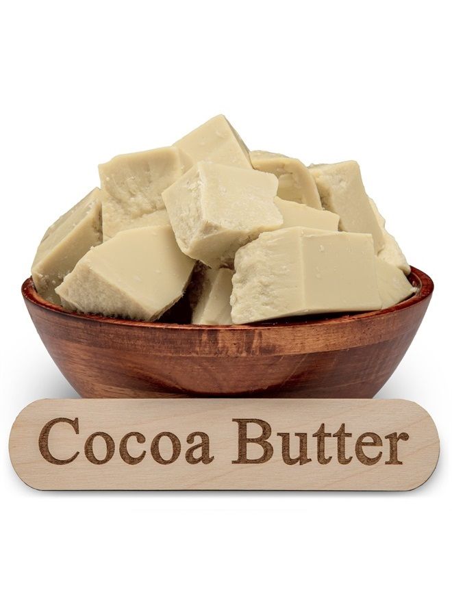 Plant Guru زبدة الكاكاو الخام 5 أرطال - 100% طبيعية نقية غير مكررة من حبوب الكاكاو Arriba Nacional، رائعة لصنع الشوكولاتة، الصابون، بلسم الشفاه ومرطب للبشرة لصنع زبدة الجسم 80 أونصة (عبوة من 1) - Image 1