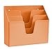 Acrimet Acrimet Horizontal Triple File Folder Organizer (Orange Citrus Color) - Image 2