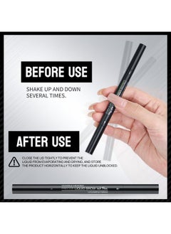 W3W Microblading Eyebrow Pencil,2-In-1 Dual-Ended Eyebrow Pen With 2 Tip Brow Pen And Precise Brush-Tip,Brow Pen For Natural Waterproof And Long-Lasting Brows (Dark Brown)  - Image 3
