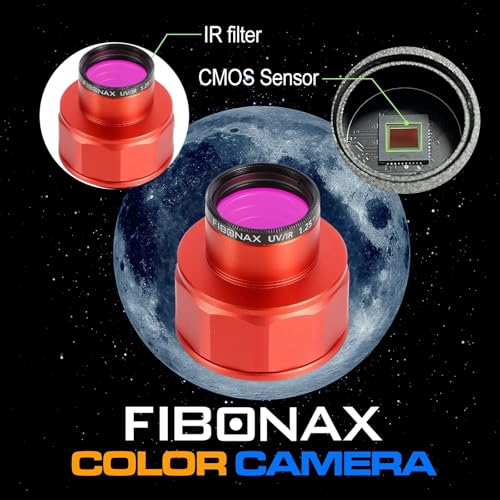 FIBONAX Telescope Camera 4K, 8MP USB Astronomy Camera, 1.25 Inch Electronic Eyepiece with Removable IR Cut Filter, ASCOM Driver Support, UVC Plug and Play for Lunar Planetary Imaging - Image 2