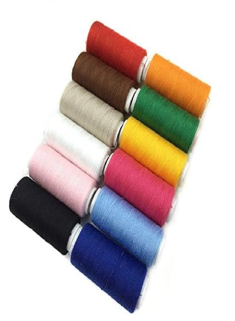 مجموعة من 20 بكر الخيط الوان مختلفة و 30 ابرة سحرية سهلة اللضم - Image 4