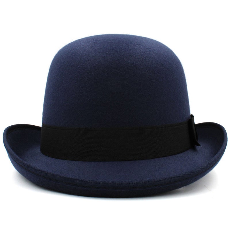 New Autumn Winter Magic Wool Felt Hat for Men and Women MZ1717 navy blue