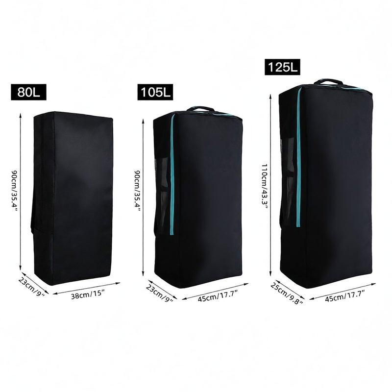 125L Travel Backpack for Inflatable Paddleboard SUP Stand Up Board Carrying Bag Shoulder Backpack - Image 4