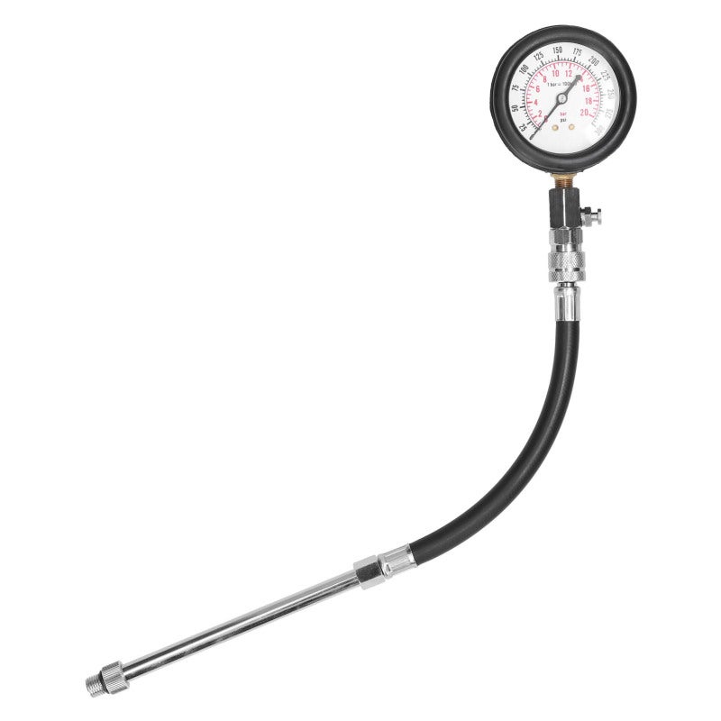 0–20 بار 0–300 PSI عدة اختبار أسطوانات محرك السيارة الاحترافية أداة اختبار ضغط أسطوانات الغاز للسيارات مع مقياس هواء - Image 5