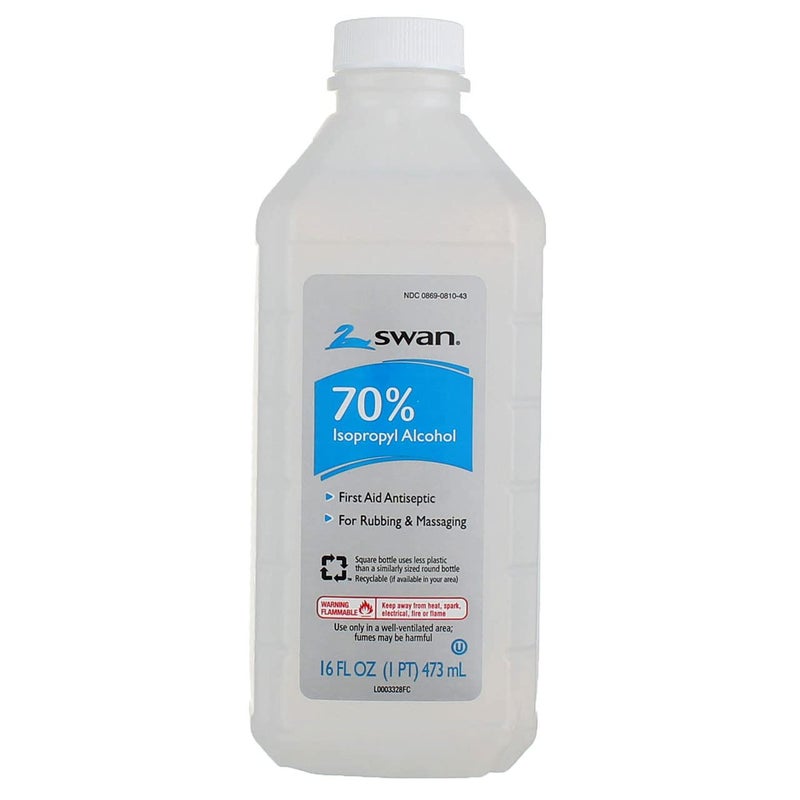 Swan 70 Isopropyl Alcohol First Aid Antiseptic Clear 192 Fl Oz - Image 1