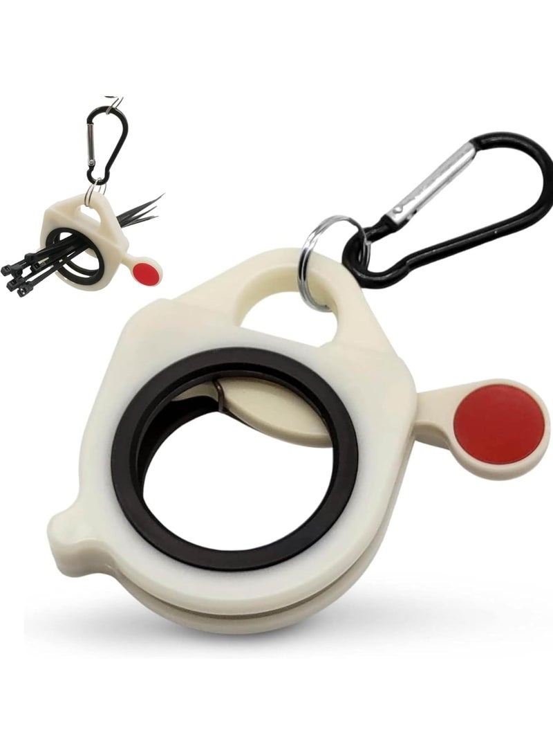 Glow-in-the-Dark Plastic Cable Tie Organizer (1PC) - No Unnecessary Waste, Simple to Use, Reusable Cable Tie Organizer. - Image 1