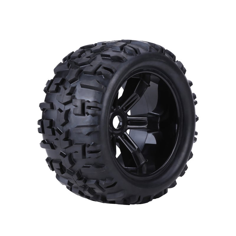 1/8 Scale RC Truck Tires: High Durable Abrasion-Resistant Material, Anti-Skid Surface for Strong Grip, RC Car Wheels Set for Off-Road Hobby Grade RC Crawler Monster Truck Driving - Image 4