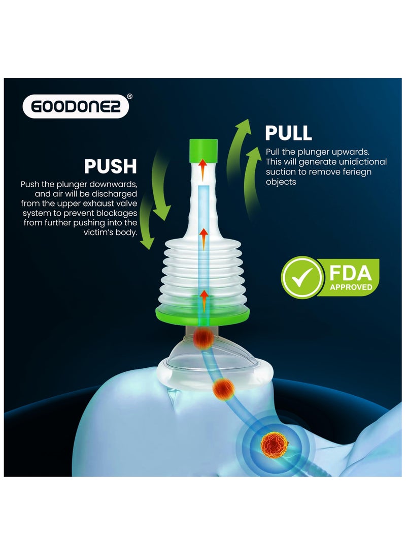 GOODONE2 Anti Choking Device, Portable Airway Suction Device for Kids and Adults, Choking Rescue Device, Choking First Aid Device for Home & Travel  - Image 2