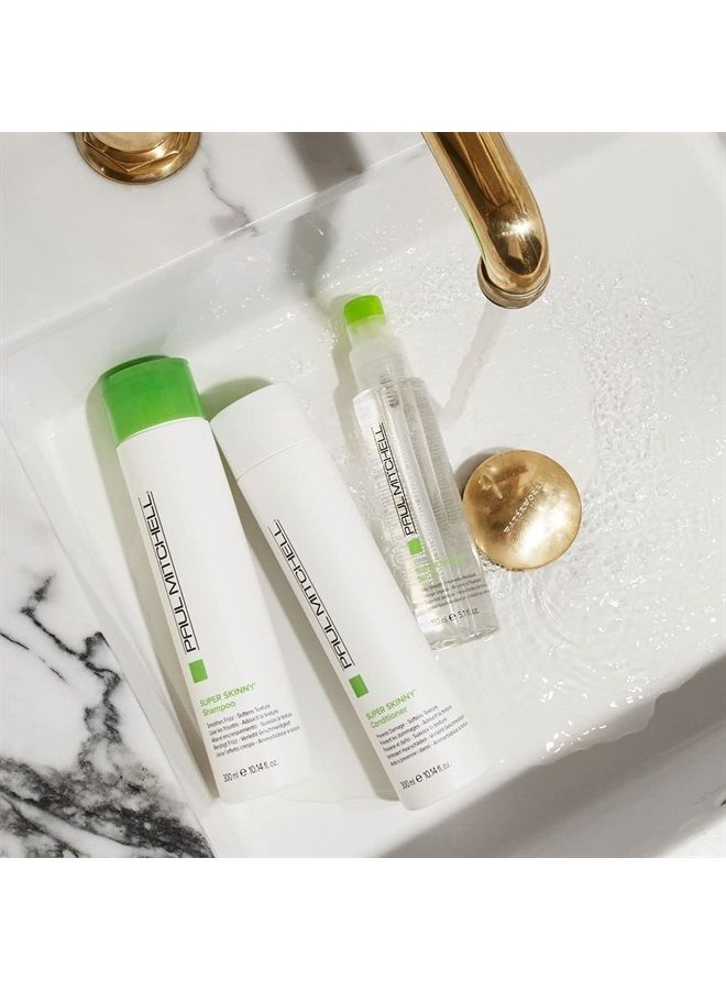 Paul Mitchell Super Skinny Shampoo, Smoothes Frizz, Softens Texture, For Frizzy Hair, 10.14 fl. oz.