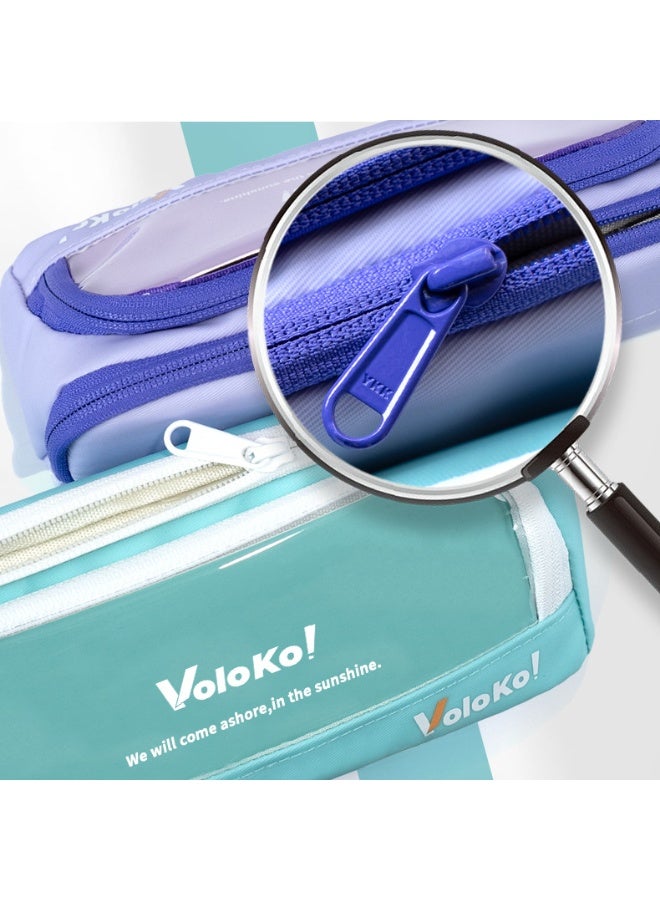 Kids Pencil Case Magnetic Waterproof Large Capacity Lightweight Easy-to-Clean School Supplies - Image 5