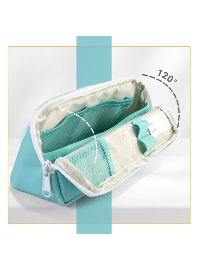 Kids Pencil Case Magnetic Waterproof Large Capacity Lightweight Easy-to-Clean School Supplies - Image 3