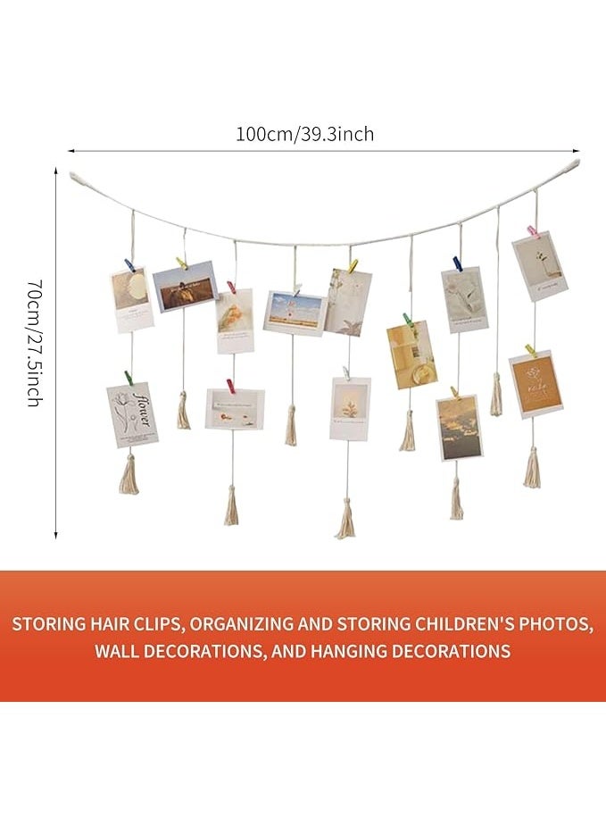 انتيكيانو حبل تعليق الصور بنفسك حبل مكرمية للتعليق على الحائط لديكور المنزل وحفلات الزفاف - Image 5