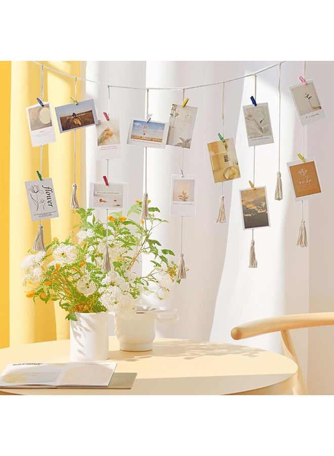 انتيكيانو حبل تعليق الصور بنفسك حبل مكرمية للتعليق على الحائط لديكور المنزل وحفلات الزفاف - Image 3