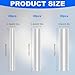 Asofelk 90PCS Aglets for Shoelaces 3Size Clear Shoe Lace Ends Tips for Home Heat Shrink Shoelace Tips Sneakers Shoe Laces Shoelace TipsClear Sneaker Shoe Lace Shortening Repair Tip for Repairing - Image 4