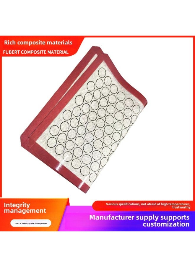 Best Selling Macaron Double Ring 0.7MM 40*60CM Silicone Baking Pad Bread Pad-Dimensions:40*60CM  - Image 3