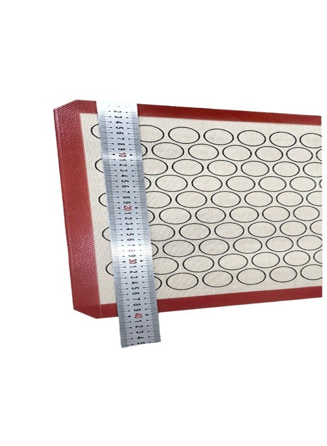 Best Selling Macaron Double Ring 0.7MM 40*60CM Silicone Baking Pad Bread Pad-Dimensions:40*60CM  - Image 5
