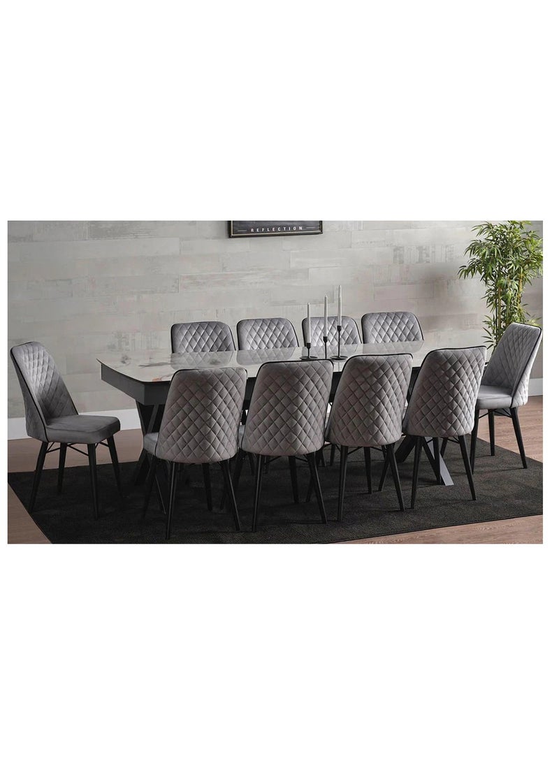 MK Kabbani Furniture - Tower Dining Set 10 Seater - Image 1