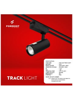 FORMOST Track Light COB | Indoor Ceiling Focus Light | Adjustable LED Wall Surface Mounted | 360° Rotatable Spot Light | Warm White(20W, Pack of 2) - pzsku/Z60D200A50C124BCD0BCAZ/45/_/1739874915/0dd4cda5-e233-4458-92e3-7556cd5c6559