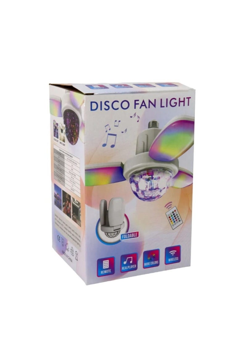 Generic - LED Bulb Disco Light Disco Ball E27 Ceiling Light Decorative Light Colorful Ball Bulb With Bluetooth Audio Bulb Remote Control - Image 1