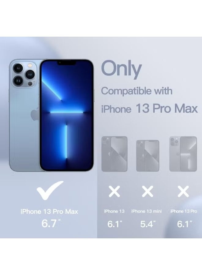 MUDISO iPhone 13 Pro Max 6.7" Case, Magnetic MagSafe Compatible Slim Protective Cover, Anti-Fingerprint & Anti-Scratch Shockproof Design with Camera Lens Protector - Image 2