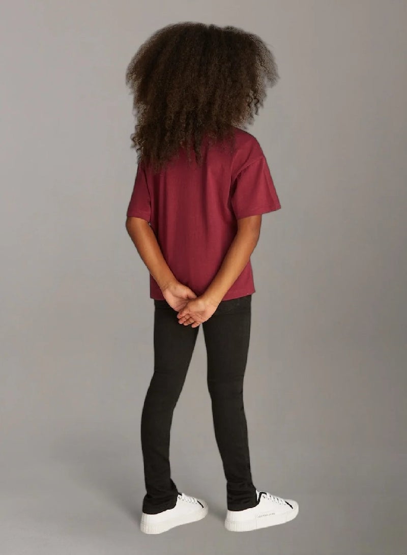 Calvin Klein Jeans Flower Graphic Short-Sleeved T-Shirt - Image 2