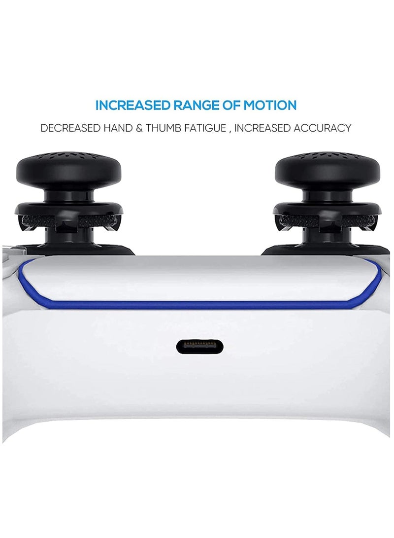 Accessories Kit Bundle for PS5 Compatible with DualSense Controller, Thumb Grips Sticks Joystick + L2 R2 Trigger Extender+D-pad on for Playstation 5 Controller, Anti-Slip Replacement Parts - Image 3