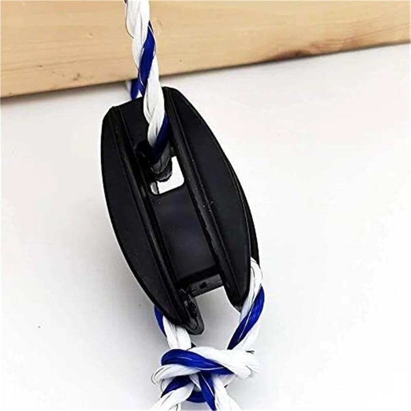 Stable 36Pcs UV Stabilized End Strain Plastic Black Electric Fencing Fence Insulator for Post Ends Terminal Corner - Image 5
