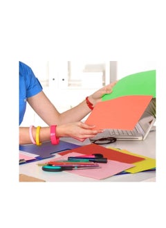 MARKQ Blue Colored Paper, 100 Sheets A4 Color Paper sheets for Decorating Drawing Origami DIY Arts and Crafts, 80gsm 29.7 cm x 21 cm  - Image 5