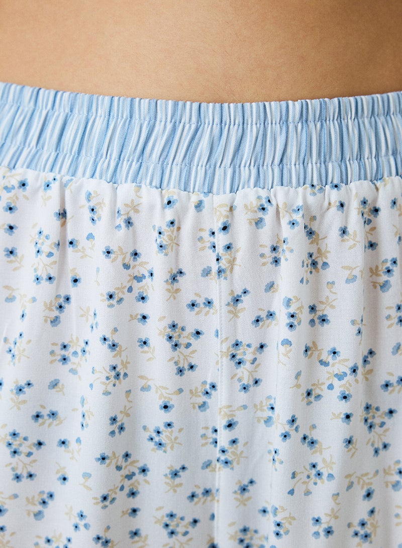 Penti Optical White Lilah Floral Patterned Pyjama Bottoms - Image 4