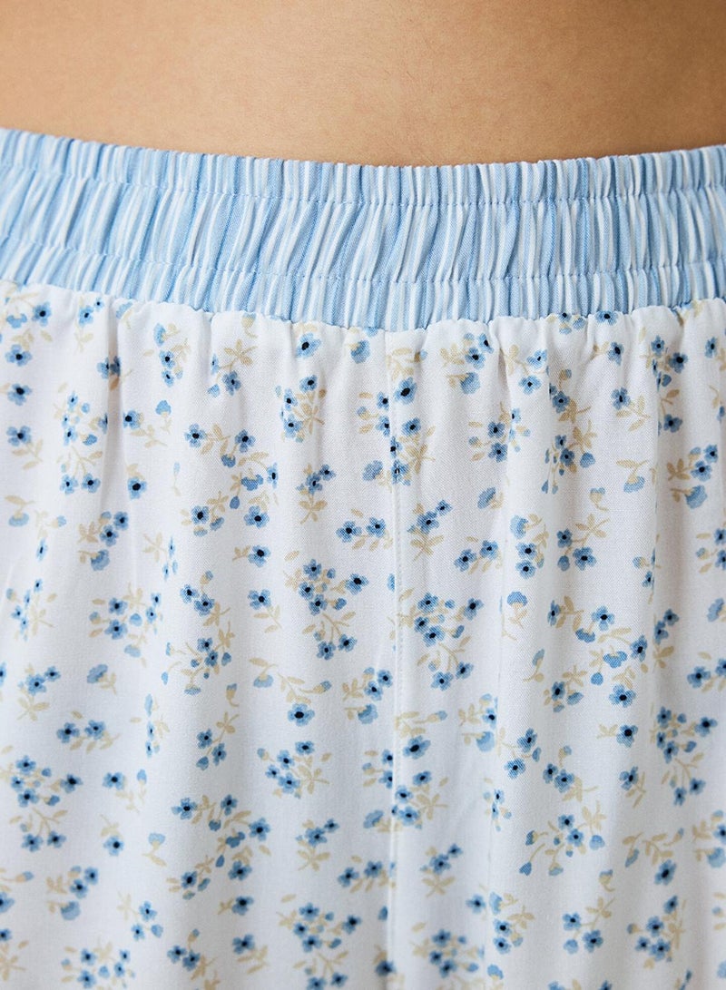 Penti Optical White Lilah Floral Patterned Pyjama Bottoms - Image 3