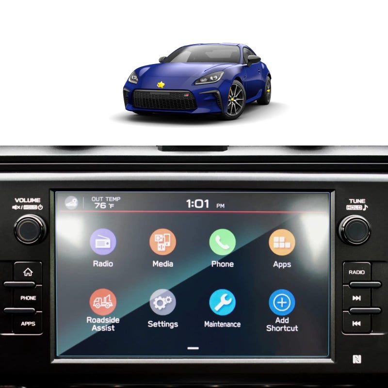 SKTU حماية شاشة SKTU لسيارة تويوتا GR86 2022-2025 / سوبارو BRZ 2022-2025 بحجم 8 إنش [زجاج مقسى، HD واضح] ملحقات تويوتا GR86 2024 2025 - Image 1