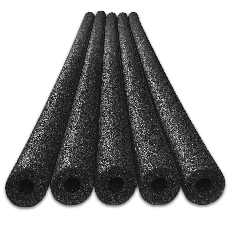 Oodles of Noodles Deluxe Foam Pool Swim Noodle - 5 Pack Black - Image 1