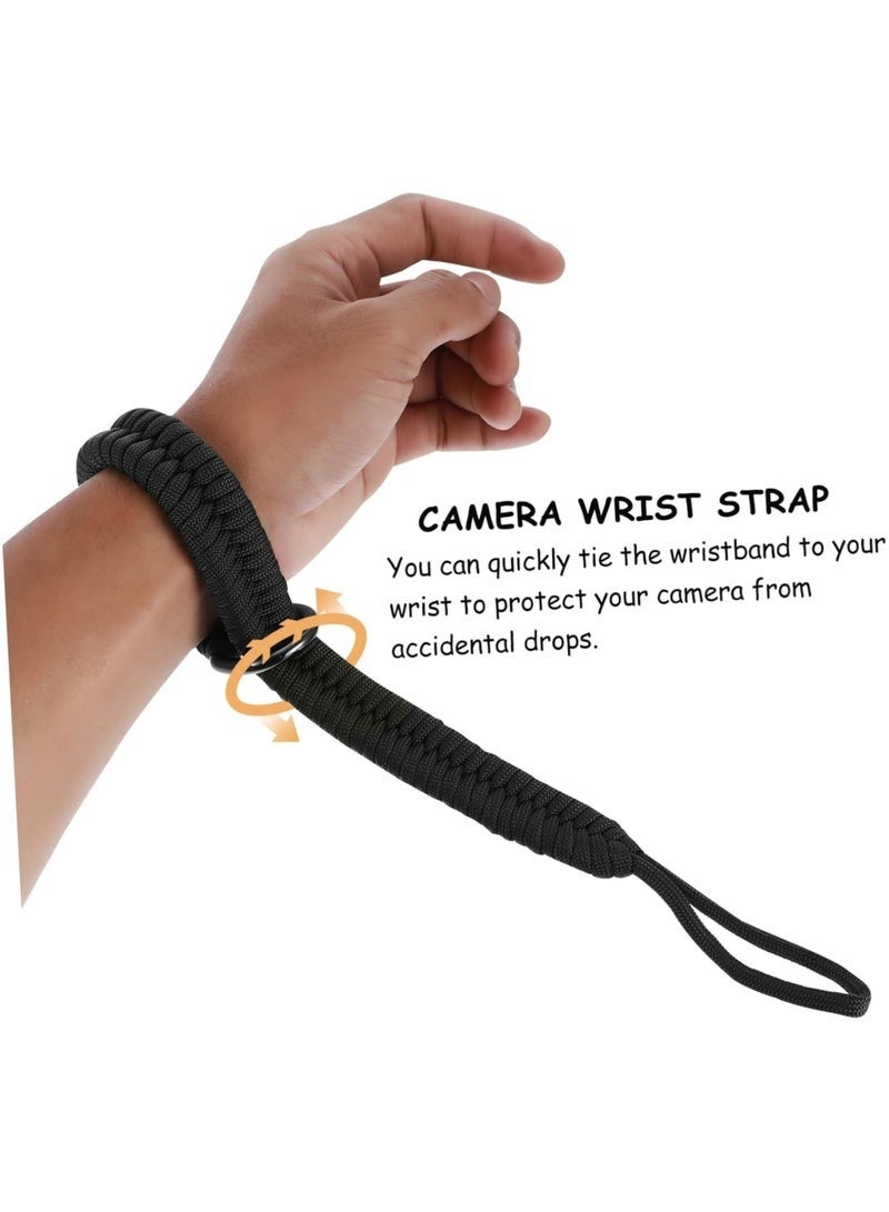 عربست حزام معصم سريع الفك من النايلون للكاميرات من كانون والكاميرات بدون مرآة - Image 5