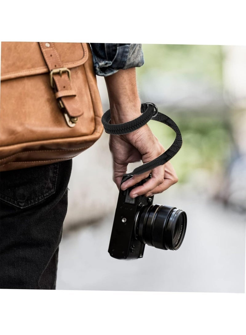 عربست حزام معصم سريع الفك من النايلون للكاميرات من كانون والكاميرات بدون مرآة - Image 4